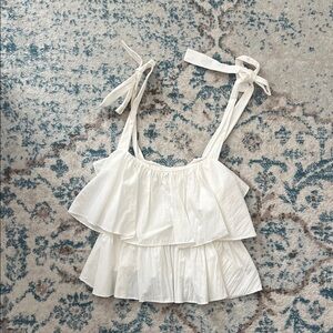 OAK + FORT White Layered Tank